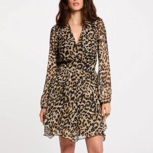 Morgan Robe courte ajustée imprimée multicolore femme - Taille 40