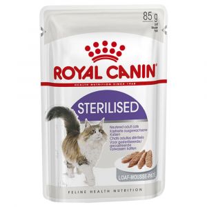 Image de Royal Canin Croquette pour chat sterilisés Loaf - 12 x 85 g