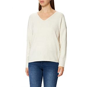 Only ONLRICA Life L/S V-Neck PULLO KNT Noos Cardigan, Mélange de Bouleau, S Femme