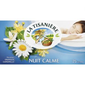 La Tisanière Infusion nuit calme, tilleul, oranger et camomille