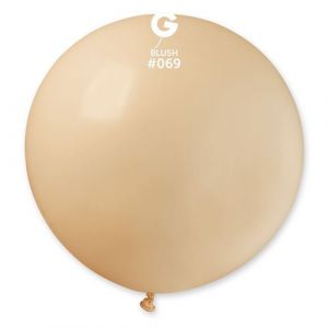 BALLON GÉANT ROND BIO 80CM BLUSH Beige, Ivoire, Crème, Écru, Naturel, Taupe