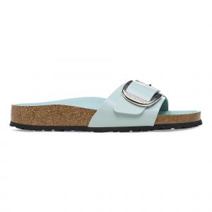 Birkenstock Sandales femme Madrid Big Buckle Natural Leather Patent