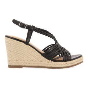 Gioseppo Femme Glide Sandale Cage Espadrille, Noir, 39 EU