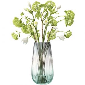 Lsa international DU10 Vase Dusk, hauteur 28 cm, vert/gris