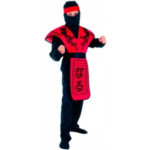 Image de Déguisement ninja dragon rouge garçon 10 - 12 ans (L)