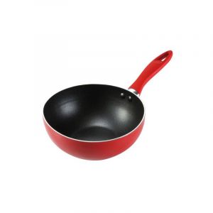 Tescoma Mini poêle wok Presto - 16 cm - Rouge - Tous feux sauf induction