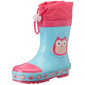 Playshoes Bottes enfant hiboux caoutchouc - Taille 20/21