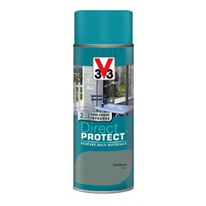 V33 Peinture ext&eacute;rieure Multi-mat&eacute;riaux Direct protect Garrigue Satin 400ml