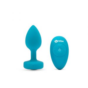 b-Vibe Plug Jewel Vibrant SM Bleu