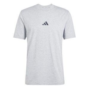 Adidas T-shirt Essentials Single 3 Stripes manches courtes gris noir pur - 3XL
