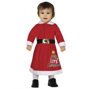 Déguisement robe père noël bébé - 12/18 mois - rouge - guirma 44061