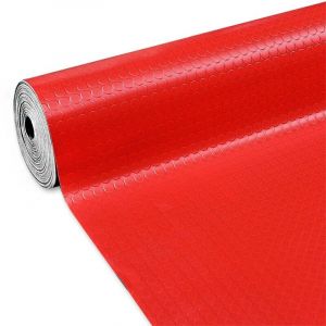 Emmevi Mv S.p.a. - Tapis Protecteur De Sol pvc Rouge Coureur Revêtement De Sol Bulles Antidérapant - 100x280 Cm