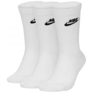 Image de Nike Lot 3 paires de chaussettes Everyday Essential coton recyclé Blanc - Couleur Blanc - Taille M