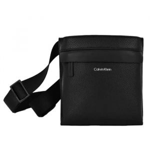 Calvin Klein Sac à Bandoulière Homme Must Flatpa Petit, Noir Bla, Taille Unique