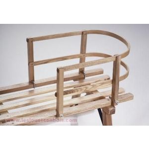 Sirch Dossier en bois pour luge