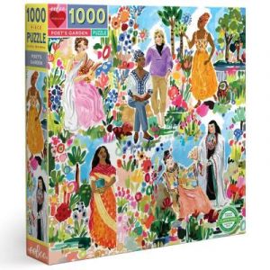 Eeboo Puzzle Poet's Garden - 1000 pcs