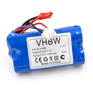 Vhbw Li-Ion batterie 1800mAh (7.4V) pour mod&eacute;lisme comme Revell 24056, 2406, 43986, 440704