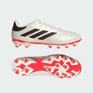 Adidas Copa Pure 2 League Mg Solar Energy - Blanc/noir/rouge - Herbe Naturelle (Fg) / Herbe Synth&eacute;tique (Ag), pointure 39? - Blanc - Taille 39⅓