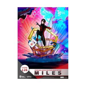 MARVEL DIORAMA PVC D STAGE SPIDER MAN ACROSS THE SPIDER VERS