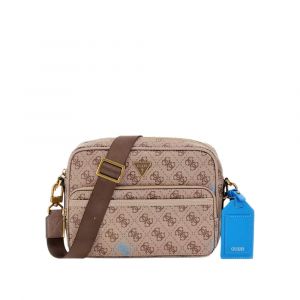 Guess Sacoche Quattro G Homme Marron
