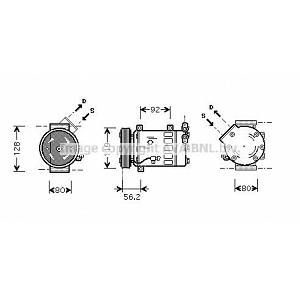 Image de Ava Quality Cooling Compresseur de climatisation (247CNAK237)