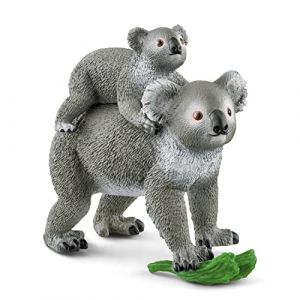 Image de Schleich 42566 Maman et B&eacute;b&eacute; Koala (Wild Life) Multicolore