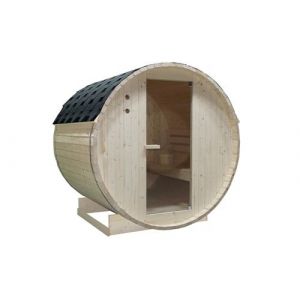 Sauna d'extérieur 4 places L185 x P180 x H190 cm ISOKYRO