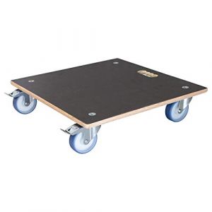 Wagner Support à roulettes pour Pot de Fleur Maxigrip 58 x 58 x 14,5 cm I intérieur + extérieur I Roule Pot en Bois certifié FSC I 2 Freins I Capacité de Charge 300 kg I Made in Germany - 20135801
