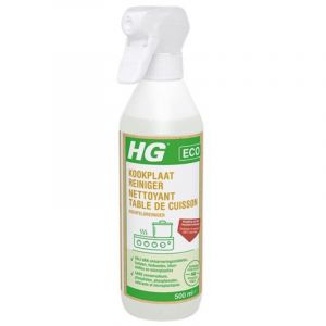 HG ECO Nettoyant Plaques de Cuisson, Spray Nettoyant Non Toxique pour Induction et Vitrocéramique, Dégraissant Cuisine, Produit Ménager Écologique Entretien Maison, Recyclable - 500 ml