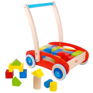 Biloba Pousse pousse bébé avec blocs en bois