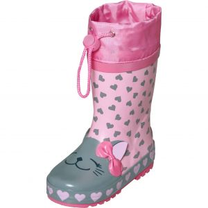 Playshoes Bottes de pluie en caoutchou fille Cat