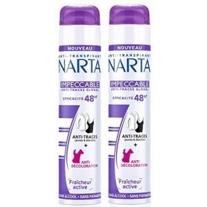 Narta Déodorant Femme Atomiseur Anti-Transpirant Impeccable Efficacité 48h - 50 ml