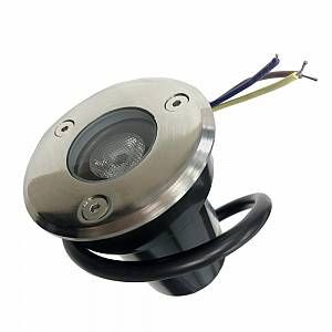 Silamp Spot Extérieur Encastrable LED IP65 220V Sol 3W 45 - couleur eclairage : Blanc Chaud 2300K - 3500K