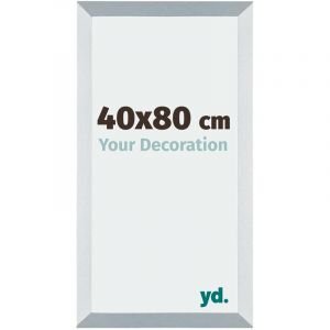 Your Decoration - 40x80 cm - Cadres Photo en mdf Avec Verre acrylique - Anti-Reflet - Excellente Qualité - Aluminium Brossé - Cadre Decoration Murale