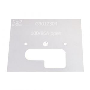 Argenta - Plaques d'insertion pour gabarit de fraisage universelle 100x86A Alu