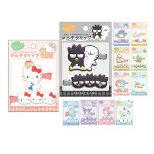 Crux Sanrio Characters Hair Clips (Set of 2) Tuxedo Sam