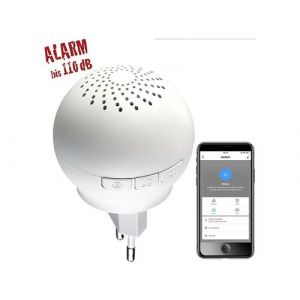 Visortech Alarme secteur et passerelle connect&eacute;e 110 dB RC-200.mhz