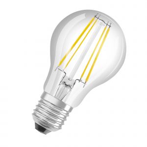 Osram Classic led E27 Poire Filament 2.5W 525lm - 830 Blanc Tr&egrave;s Chaud - 3000K - Blanc Chaud