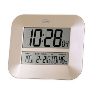 Trevi Om 3520 d Horloge Murale, Or, 25 x 25 x 4 cm