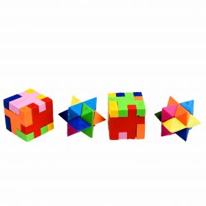 Puzzle de 4 pièces gommes 3D Rex London Wild Bear
