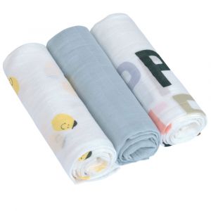 Lässig Lot de 3 Langes Happy Fruits - Citron