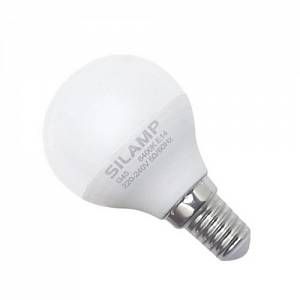 Silamp Ampoule LED E14 8W 220V G45 300 - couleur eclairage : Blanc Neutre 4000K - 5500K