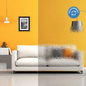 Film &eacute;lectrostatique d&eacute;coratif effet gouttes d'eau