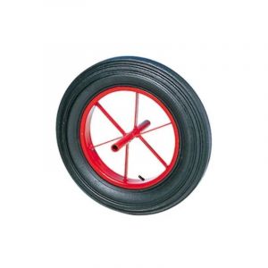 Cîme Roue de brouette axe soudé, pneumatique, charge admissible 200kg, D.400mm