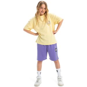 Quiksilver Gh Qs World Force - T-shirt à manches courtes pour Garçon 8-16 Jaune - Taille 12