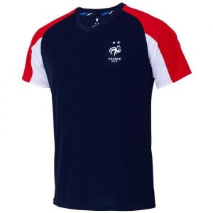 Fff Maillot fan - Equipe de France de Football - Polyester - Manches courtes - Mixte - Respirant
