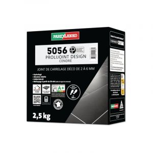Parexlanko - Joint carrelage 5056 Prolijoint Design - Cendre - 2,5 kg - L5056CENDRE2.5