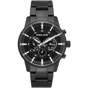 Image de Police Montre Montres PL-15523JSB-02M - Montre Multifonctions Acier Noir Homme