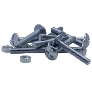 Vissal Boulon poêlier zingué 6x40mm lot de 10 boulons