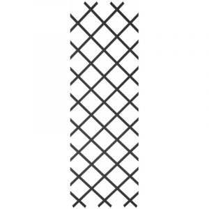 Nature Treillis de jardin en PVC anthracite 50x150 cm